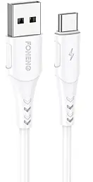 Кабель Foneng X81 USB-A - Type-C 2.1a 1м cable White (X81-CA-TC) - фото Кабель Foneng X81 USB-A - Type-C 2.1a 1м cable White (X81-CA-TC)
