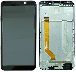 Дисплей Meizu C9, C9 Pro (M818) з тачскріном і рамкою, оригінал, Black