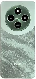 Задняя крышка корпуса Xiaomi Poco C75 / Poco C75 5G со стеклом камеры, Original Green - фото Задняя крышка корпуса Xiaomi Poco C75 / Poco C75 5G со стеклом камеры, Original Green
