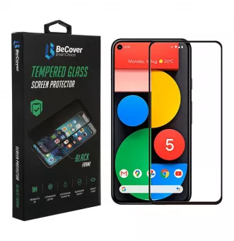 Защитное стекло BeCover для Google Pixel 5 Black (706667) - фото 1