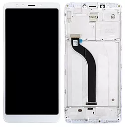 Дисплей Xiaomi Redmi 5 с тачскрином и рамкой, White
