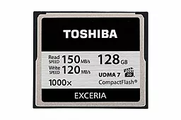 Карта пам'яті Toshiba Compact Flash 128GB Exceria 1000X UDMA 7 (CF-128GTGI(8) - фото Карта пам'яті Toshiba Compact Flash 128GB Exceria 1000X UDMA 7 (CF-128GTGI(8)