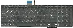 Клавиатура для ноутбука Sony SVT15 series без рамки подсветка клавиш 147442511 черная