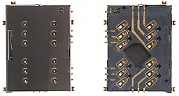 Конектор SIM-карти Sony Xperia M5 Dual E5633 / E5643 / E5663 Original - фото Конектор SIM-карти Sony Xperia M5 Dual E5633 / E5643 / E5663 Original
