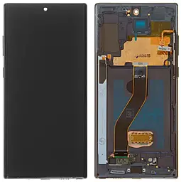 Дисплей Samsung Galaxy Note 10 Plus N975 с тачскрином и рамкой, (TFT, без функции отпечатка пальца), Black - фото Дисплей Samsung Galaxy Note 10 Plus N975 с тачскрином и рамкой, (TFT, без функции отпечатка пальца), Black