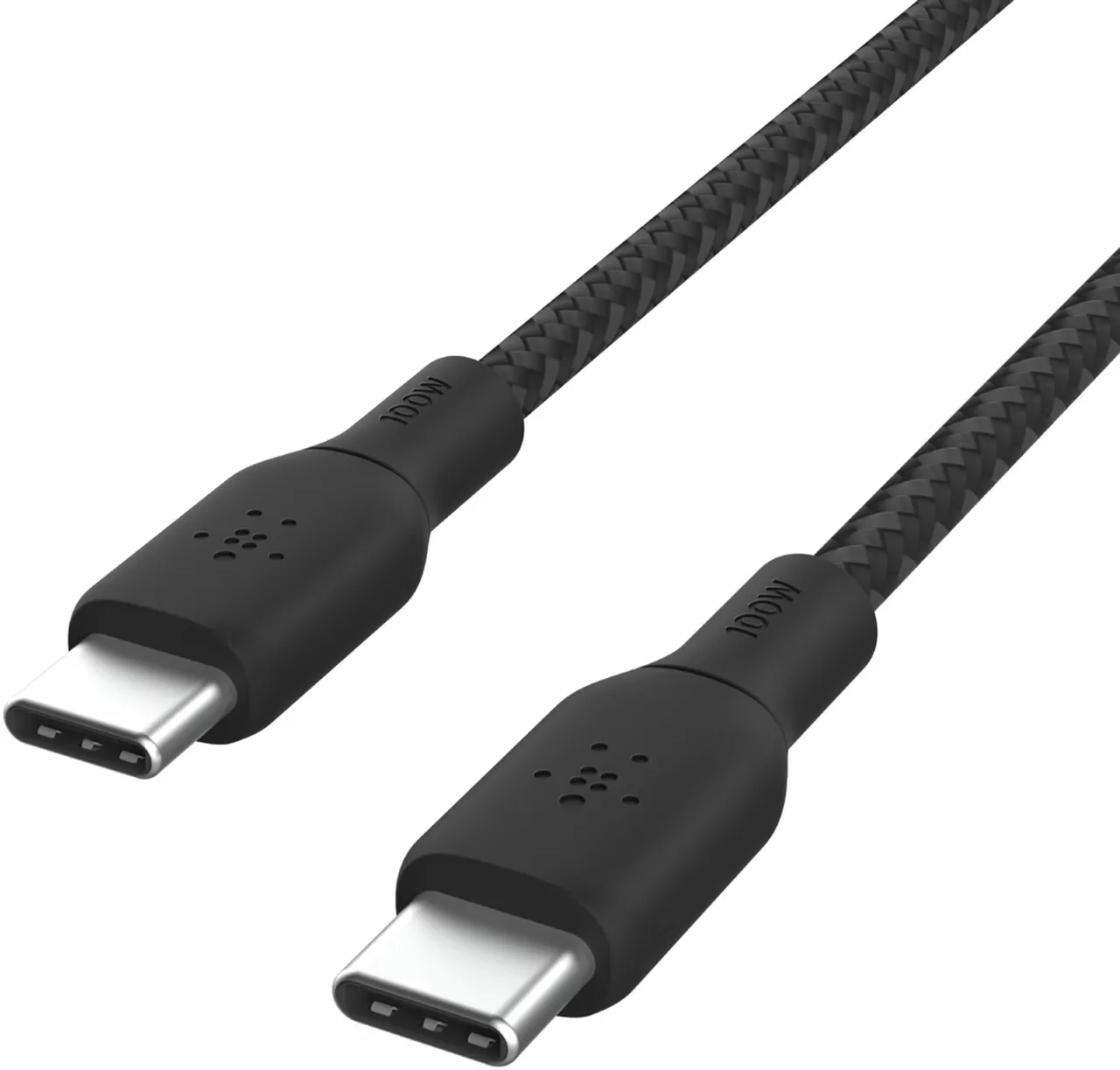 Кабель Belkin USB Type-C - Type-C 100w 5a 2м PD cable Black (CAB014BT2MBK) - фото 1