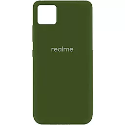 Чехол Epik Silicone Cover My Color Full Protective (A) Realme C11  Forest green