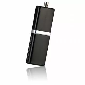 Флешка Silicon Power Lux 710 (mini) 8Gb (SP008GBUF2710V1K) Black - фото 1