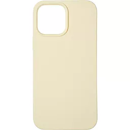 Чехол 1TOUCH Original Full Soft Case for iPhone 13 Pro Max Mellow Yellow (Without logo)