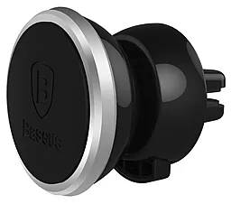 Тримач магнітний Baseus 360-degree Rotation Magnetic Car Air Vent Mount Holder Silver (SUGENT-DR0S) - фото Тримач магнітний Baseus 360-degree Rotation Magnetic Car Air Vent Mount Holder Silver (SUGENT-DR0S)