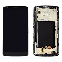 Дисплей LG G3 Stylus (D690, D693n) с тачскрином и рамкой, Black - фото Дисплей LG G3 Stylus (D690, D693n) с тачскрином и рамкой, Black