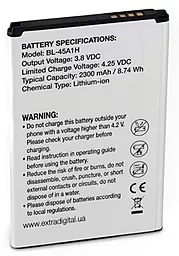 Аккумулятор LG K10 / BL-45A1H / BML6430 (2300 mAh) ExtraDigital - миниатюра 2