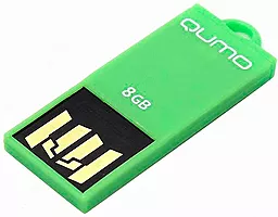 Флешка Qumo 8 Гбайт, Sticker Green (QM8GUD-STR-Green), пластик, зелений, USB 2.0 - фото Флешка Qumo 8 Гбайт, Sticker Green (QM8GUD-STR-Green), пластик, зелений, USB 2.0