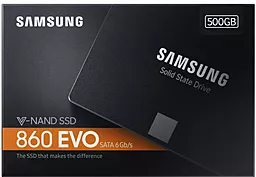 Накопичувач SSD Samsung 860 EVO 500 GB (MZ-76E500B) - мініатюра 4