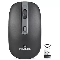Компьютерная мышка REAL-EL RM-303 (EL123200021) black-grey