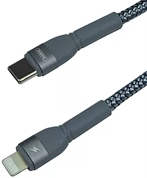 Кабель Remax USB Type-C - Lightning 20w 3a 1м PD сable Gray (RC-171) - фото Кабель Remax USB Type-C - Lightning 20w 3a 1м PD сable Gray (RC-171)