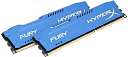 Оперативна пам'ять HyperX DDR3 8Gb (2x4GB) 1600MHz Fury Blu (HX316C10FK2/8)