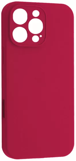 Чохол Silicone Case Full Camera для Apple iPhone 16 Pro Max Rose Red - фото 1