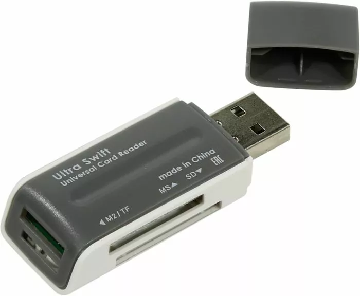 Картрідер Defender Ultra Swift USB 2.0 (83260) Gray - фото 2