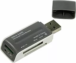 Кардридер Defender Ultra Swift USB 2.0 (83260) Gray - миниатюра 2