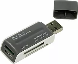 Картрідер Defender Ultra Swift USB 2.0 (83260) Gray - мініатюра 2 Картрідер Defender Ultra Swift USB 2.0 (83260) Gray - мініатюра 2