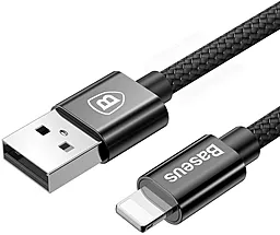 Автомобильное зарядное устройство Baseus Small Screw 3,4A Dual-USB Car Charging Set (with lightning) Black (TZXLD-A01) - миниатюра 6