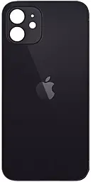 Задняя крышка корпуса Apple iPhone 12 (big hole) Original Black - фото Задняя крышка корпуса Apple iPhone 12 (big hole) Original Black