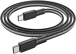 Кабель USB PD Hoco X69 Jaeger 60W USB Type-C - Type-C Cable Black - миниатюра 2
