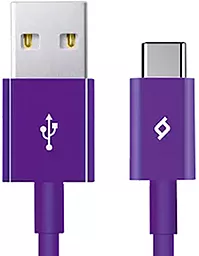 Кабель Ttec 2DK12MR USB-A - Type-C 15w 3a 1.2м cable Purple - фото Кабель Ttec 2DK12MR USB-A - Type-C 15w 3a 1.2м cable Purple
