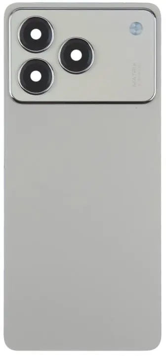Задня кришка корпусу ZTE Blade A76 4G зі склом камери, Original Silver - фото 1