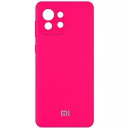 Чохол Epik Silicone Cover Full Camera (AA) для Xiaomi Mi 11 Lite Рожевий / Barbie Pink