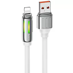Кабель Hoco U136 Prize USB-A - Lightning 12w 2.4a 1.2м cable White - фото Кабель Hoco U136 Prize USB-A - Lightning 12w 2.4a 1.2м cable White