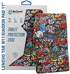 Чехол для планшета BeCover Smart Case для Lenovo Tab M11 (2024) TB-TB330FU/Xiaoxin Pad 11 (2024) 11" Graffiti (710757) - фото Чехол для планшета BeCover Smart Case для Lenovo Tab M11 (2024) TB-TB330FU/Xiaoxin Pad 11 (2024) 11" Graffiti (710757)