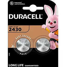 Батарейки Duracell CR2430 Li-ion BL 2шт. - фото Батарейки Duracell CR2430 Li-ion BL 2шт.