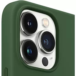 Чехол Apple Silicone Case Full with MagSafe and SplashScreen для Apple iPhone 13 Pro Clover - миниатюра 3