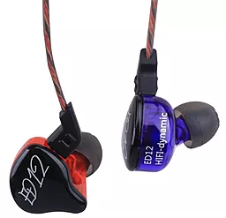 Навушники KZ ED12 Mic Blue-Red - мініатюра 3 Навушники KZ ED12 Mic Blue-Red - мініатюра 3