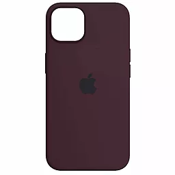 Чехол Silicone Case Full для Apple iPhone 15 Plum