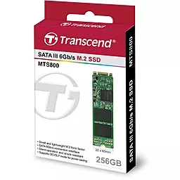 SSD Накопитель Transcend MTS800S 256 GB M.2 2280 SATA 3 (TS256GMTS800S) - миниатюра 2