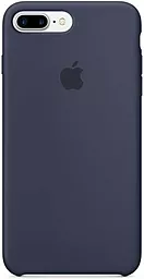 Чохол Apple Silicone Case 1:1 iPhone 7 Plus, iPhone 8 Plus  Midnight Blue