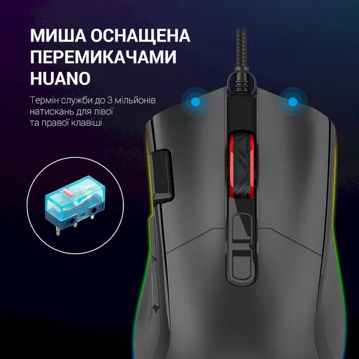 Компьютерная мышка GamePro GM385 Black - фото 8