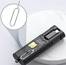 Универсальный кабель Jellico B23 6-in-1 USB-A/Type-C to Type-C/Lightning/micro USB 66w 5a 0.3м PD сable + Storage Case Black - миниатюра 6 Универсальный кабель Jellico B23 6-in-1 USB-A/Type-C to Type-C/Lightning/micro USB 66w 5a 0.3м PD сable + Storage Case Black - миниатюра 6