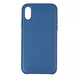 Чехол ArmorStandart Leather Case Apple iPhone X, iPhone XS Blue (OEM)