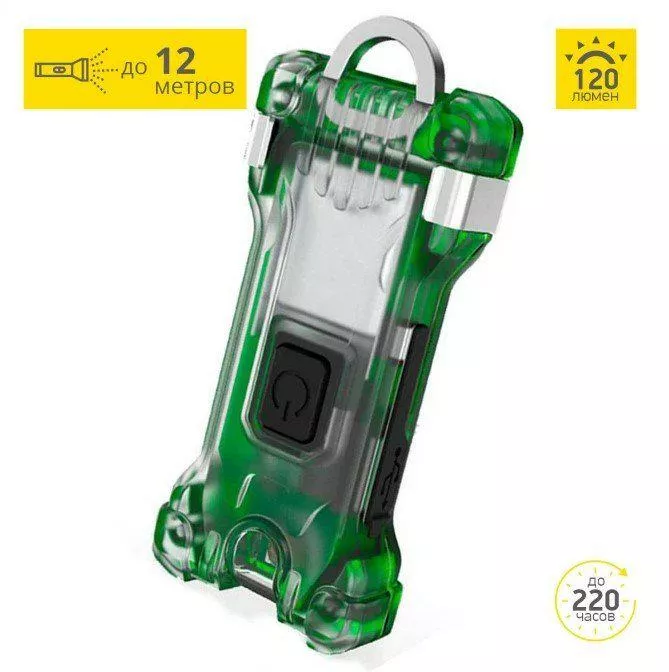 Ліхтарик акумуляторний Zippy ES Extended Set Green (F06101GR) - фото 6
