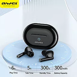 Навушники Awei T61 Black - мініатюра 5 Навушники Awei T61 Black - мініатюра 5