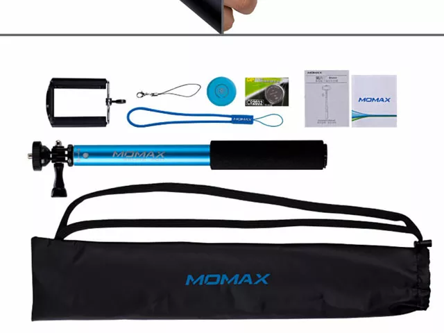 Моноподы, селфи-палки Momax SelfiFit Wireless Gold (KMS1NL) - фото 4