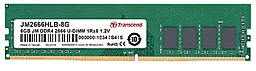 Оперативна пам'ять Transcend 8GB DDR4 2666MHz (JM2666HLG-8G)