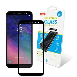 Защитное стекло Global Full Glue Samsung A600 Galaxy A6 2018 Black (1283126488863)