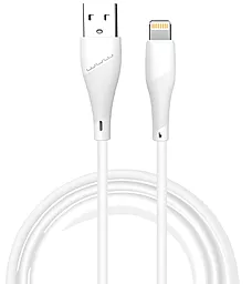 Кабель WUW X196 USB-A - Lightning 12w 2.4a 1м cable White - фото Кабель WUW X196 USB-A - Lightning 12w 2.4a 1м cable White