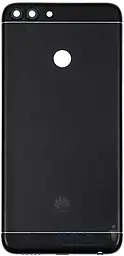 Задняя крышка корпуса Huawei P Smart (FIG-LX1) / Enjoy 7s со стеклом камеры Original Black - фото Задняя крышка корпуса Huawei P Smart (FIG-LX1) / Enjoy 7s со стеклом камеры Original Black