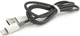 Кабель iKaku KSC-723 USB-A - Lightning 12w 2.4a 1м cable Black - фото Кабель iKaku KSC-723 USB-A - Lightning 12w 2.4a 1м cable Black